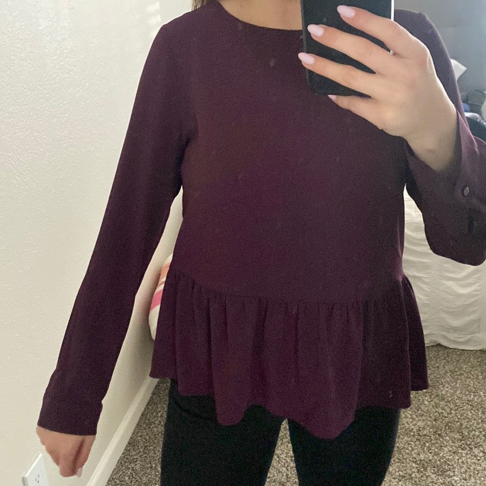 Peplum blouse